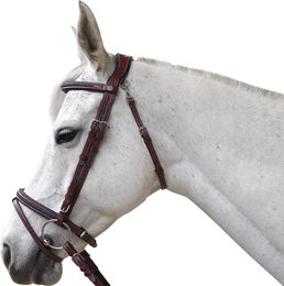 Produktbild von Flags&Cup Reittrense für Ponys aus Edelstahl in Braun