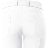 Produktbild von Flags&Cup Reitturnierhose Damen Mid Grip Push Up Weiß Baumwolle Größe 36