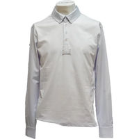 Produktbild von Flags&Cup San Remo Langärmeliges Turnier-Poloshirt für Herren Weiß XL