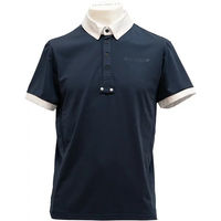 Produktbild von Flags&Cup San Remo Wettkampf-Poloshirt für Kinder in Blau und Marine Größe 10 Jahre