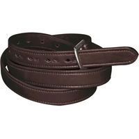 Produktbild von Flags&Cup Steigbügelriemen aus Nylon mit Lederüberzug für Ponys in Braun