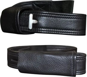 Produktbild von Flags&Cup Steigbügelriemen mit Haken aus Nylon in Schwarz für Vollblut/VB