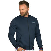Produktbild von Flags&Cup Sweatshirt mit Reißverschluss Reiten Frankreich Limited Edition Blau Baumwolle Herren Größe L