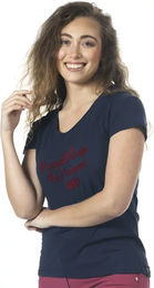Produktbild von Flags&Cup T-Shirt für Damen Rafaela aus Baumwolle Blau XL