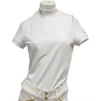 Produktbild von Flags&Cup Turnier-Poloshirt Isadora Reitshirt für Damen in Weiß XS