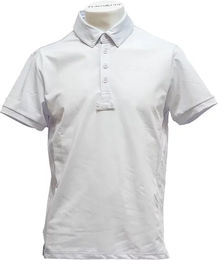 Produktbild von Flags&Cup Turnier-Poloshirt San Remo Reitshirt für Herren aus Polyester Weiß XXL