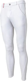 Flags&Cup Turnierhose Belmont Mid Grip Reithose für Herren in Weiß Größe 42 – Bild 1 von 1