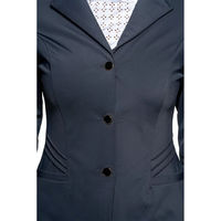 Produktbild von Flags&Cup Victoria Turnierjacke für Mädchen aus Polyester in Schwarz und Blau Größe 12 Jahre