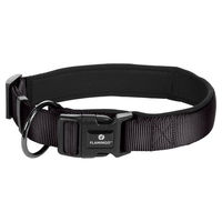 Produktbild von Flamingo Abbi Halsband aus Nylon Schwarz Größe XL