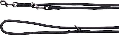 Flamingo Aiden Schleppleine für Hunde aus Nylon Schwarz 200 cm - 200 cm – Bild 1 von 3