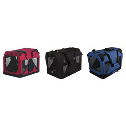 Flamingo Alix Classic Hundetasche faltbare Transportbox aus Polyester für kleine Rassen bis 10kg – Bild 1 von 13