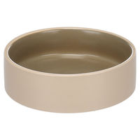 Produktbild von Flamingo Anca Keramik Futternapf für kleine Hunde beige grün 200 ml - 200 ml
