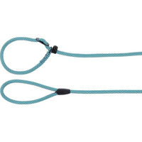 Produktbild von Flamingo Anti-Zug-Hundeleine aus Nylon mit Safety-Stop in Blau und Schwarz 1,7m x 10mm - 1,7 m