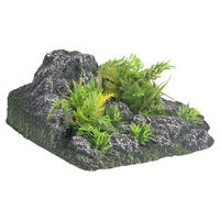 Produktbild von Flamingo Aquarium Dekoration Condroz Felsen mit Pflanze Winkel 23x22x8,5cm