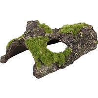 Produktbild von Flamingo Aquarium Dekoration Kozma Rinde aus Polyresin in Grün und Braun 15 x 9 x 6 cm