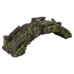 Produktbild von Flamingo Aquarium Dekoration Moza Brücke Höhle aus Kunststoff Braun 25x8x8 cm