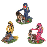 Produktbild von Flamingo Aquariumdekoration Taucher Figur und Höhle für Fische 10,5x9cm - 2 x 60 g