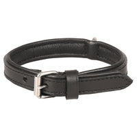 Produktbild von Flamingo Arizona Halsband aus Leder schwarz 23-27 cm 18 mm