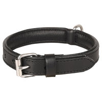 Produktbild von Flamingo Arizona Halsband aus Leder schwarz 26-32 cm 20 mm
