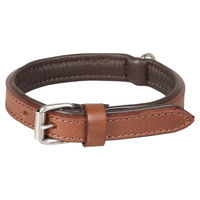 Produktbild von Flamingo Arizona Hundehalsband aus Leder in Braun 23-27 cm 18 mm