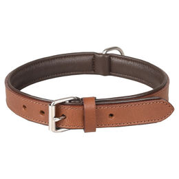 Produktbild von Flamingo Arizona Hundehalsband aus Leder in Braun 42-51 cm