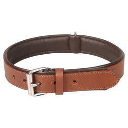 Produktbild von Flamingo Arizona Hundehalsband aus Leder in Braun 45-55 cm 32 mm
