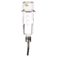 Produktbild von Flamingo Athina Trinkflasche aus Glas für Nager wie Meerschweinchen und Hamster 350 ml - 4 l