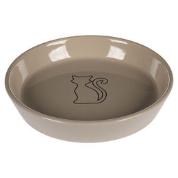 Flamingo Auri Futter- und Trinknapf aus Keramik in Taupe/Beige - 500 ml – Bild 1 von 3
