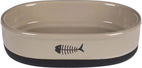 Flamingo Auri Keramik Napf für Katzen Taupe 550 ml - 550 ml – Bild 1 von 2