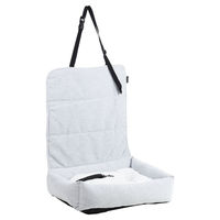 Produktbild von Flamingo Autositz für Tiere hellblau wasserabweisend aus Polyester 55 x 46 x 12 cm