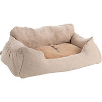 Produktbild von Flamingo Autositz Megan für große Hunde Beige XL aus wasserabweisendem Polyester 82 x 60 x 30 cm