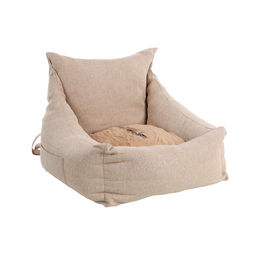 Flamingo Autositz Megan für Hunde Beige Mittel 62 x 62 x 38 cm – Bild 1 von 3