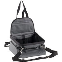 Produktbild von Flamingo Autositz Ona für kleine Hunde aus Polyester in Grau 36x33x20cm