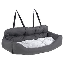 Flamingo Autositz Orlando Hundesitz XXL Grau wasserabweisend aus Polyester – Bild 1 von 7