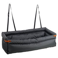 Produktbild von Flamingo Autositz Travis für Hunde und Katzen in Dunkelgrau aus wasserabweisendem Polyester 116 x 60 x 29 cm