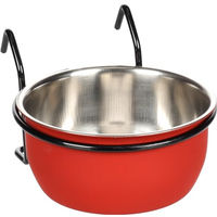 Produktbild von Flamingo Avaro Napf mit Haken Rot/Schwarz 290ml 10cm - 290 ml
