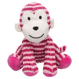 Flamingo Azor Hundespielzeug Affe Rosa XL aus Plüsch mit Quietscher – Bild 1 von 3