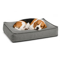 Produktbild von Flamingo Baleno Hundebett und Katzenbett Grau 80 x 60 x 18 cm mit abnehmbarem Bezug