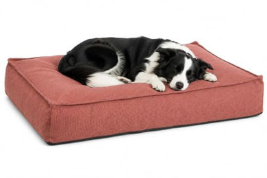 Flamingo Baleno Hundebett und Katzenbett in Rot mit abnehmbarem Bezug 100 x 70 x 18 cm – Bild 1 von 4