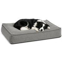 Produktbild von Flamingo Baleno Hundebett und Katzenbett Rechteck Grau 100 x 70 x 18 cm mit abnehmbarem Bezug