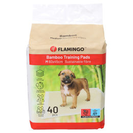 Produktbild von Flamingo Bamboo Padu Welpenunterlage aus Bambus beige 60 x 45 cm