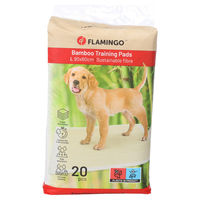 Produktbild von Flamingo Bamboo Padu Welpenunterlage aus Bambus beige 90 x 60 cm