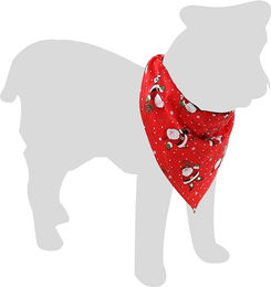 Flamingo Bandana MIK Weihnachten Halstuch für Hunde Rot Polyester 60x31 cm – Bild 1 von 5