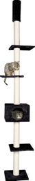 Flamingo Barwa Kratzbaum XXL für Katzen Schwarz/Creme 263 cm mit Sisal – Bild 1 von 1