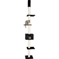 Produktbild von Flamingo Barwa Kratzbaum XXL für Katzen Schwarz/Creme 263 cm mit Sisal