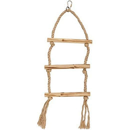Produktbild von Flamingo BBQ Seilschaukel aus Holz für Wellensittiche und Großsittiche