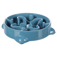 Produktbild von Flamingo Beno Slow Feeder Anti-Schlingnapf aus Kunststoff in Türkis Blau Grün Größe M - 800 ml