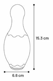 Flamingo Benty Kegel Intelligenzspielzeug für Welpen Rosa aus Gummi mit Zahnpflegefunktion – Bild 1 von 3