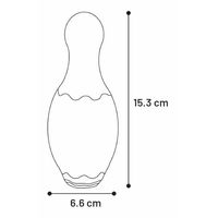 Produktbild von Flamingo Benty Kegel Intelligenzspielzeug für Welpen Rosa aus Gummi mit Zahnpflegefunktion