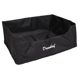 Flamingo Bezug für Dreambay Korb rechteckig Schwarz 100x80x25 cm – Bild 1 von 3